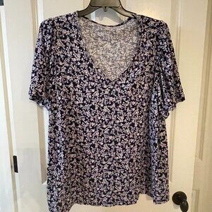 Lane Bryant Floral T-Shirt, 22/24